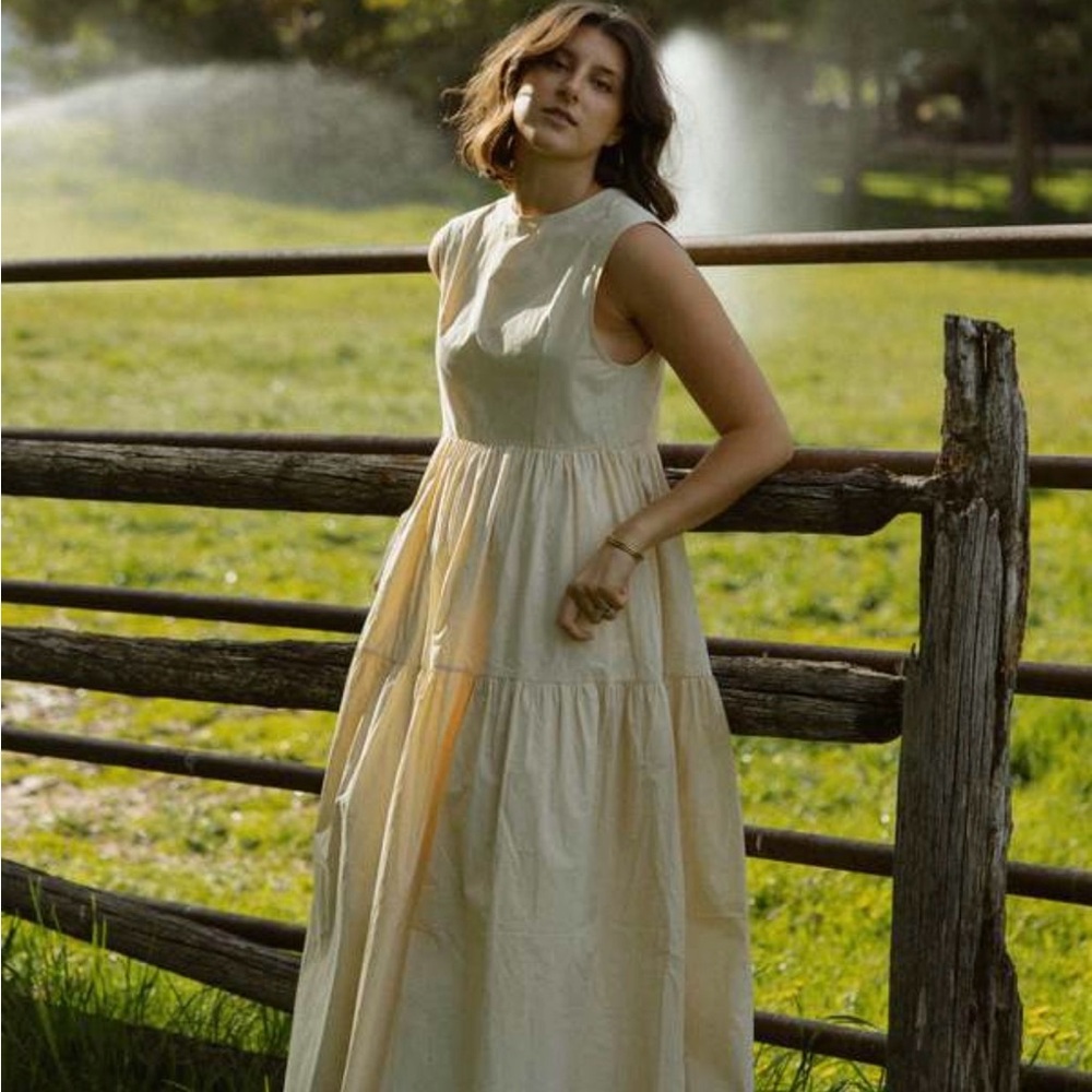 SØNDERHAUS PALOMA DRESS - PALE YELLOW